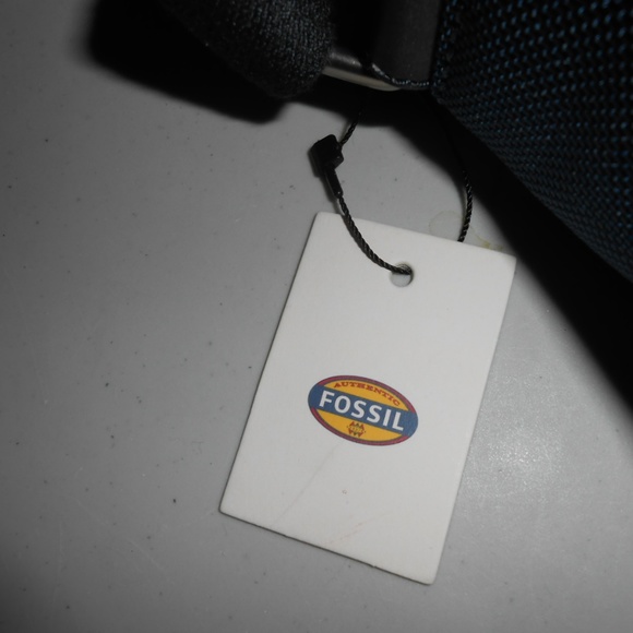 Fossil Trevor NS City Messenger Bag Navy Blue - Picture 8 of 8